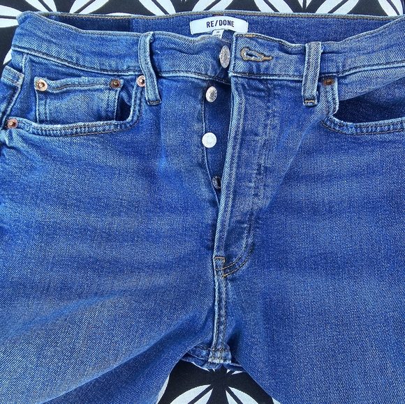 RE/DONE 90's High Rise Ankle Crop - Picture 4 of 7